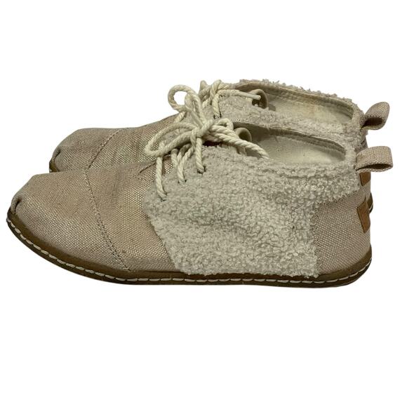 TOMS Women's Bota Blended Boots in Natural Plush Shearling 9.5 - Picture 5 of 12